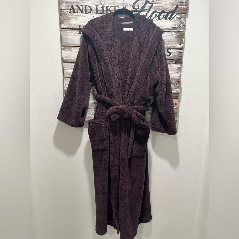 IRelax Cozy Plum Hooded Bathrobe